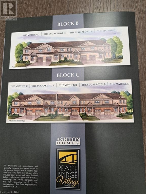 LOT 20 MATHER MODEL - PEACE BRIDGE VILLAGE, fort erie, Ontario
