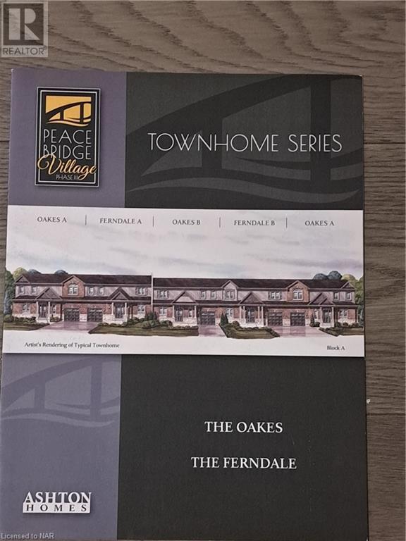 LOT 4 THE FERNDALE MODEL- PEACE BRIDGE VILLAGE VILLAGE, fort erie, Ontario